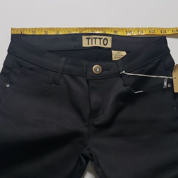 TITTO Black skinny slim Pants - Picture 6 of 9